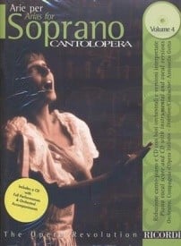 Cantolopera : Arias for Soprano 4 published by Ricordi (Book & CD)